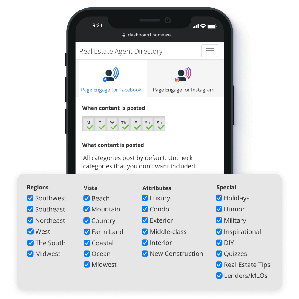 Content Fits Your Business — mobile view